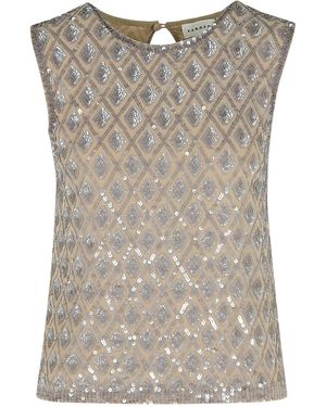 P.A.R.O.S.H. P.A.R.O..H. Polyamide Blend Blouse - Gray