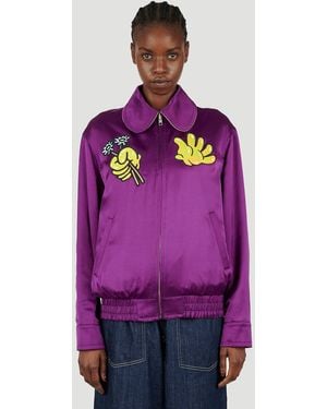 KENZO Boke Boy Reversible Jacket - Purple
