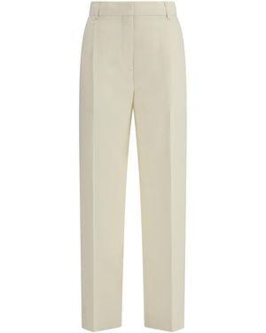 TOTEME Straight Pants - Natural