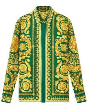 Versace Silk Shirt - Green