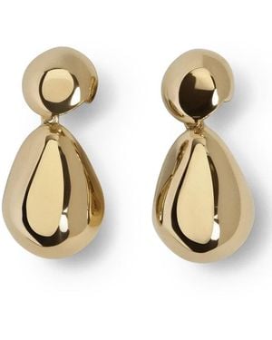 Phoebe Philo Double Ball Earrings - Metallic