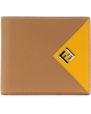 Fendi Leather Lui Wallet - Brown