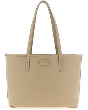 Burberry Medium 'Bloomsbury' Reversible Shopping Bag - Natural