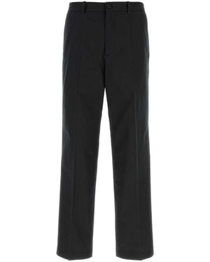 A.P.C. Flat Front Pants - Black