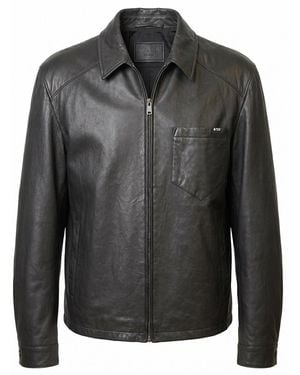 Prada Leather Jacket - Black