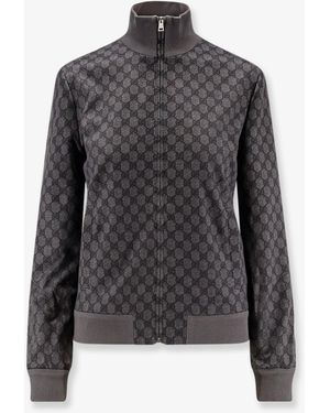 Gucci Gg Supreme Fabric Jacket - Gray