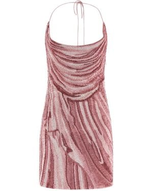 Balmain Sequin Dress - Red
