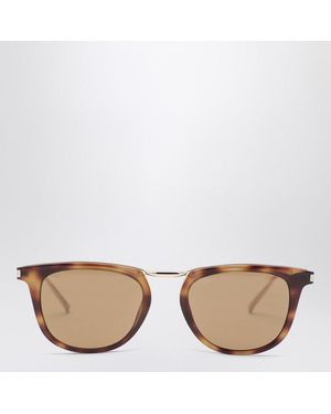 Saint Laurent Sl 753 Havana Sunglasses in Metallic | Lyst