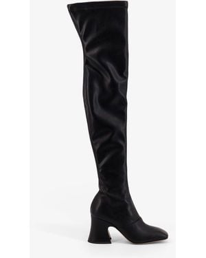 Chloé Janis Over The Knee Leather Boots - Black