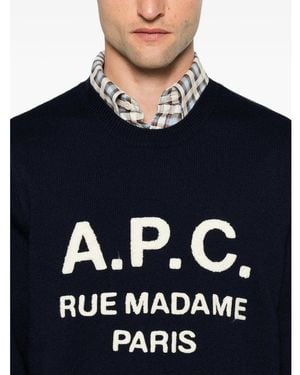 A.P.C. Sweaters & Knitwear - Blue