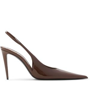 Saint Laurent Guermantes Pumps - Brown