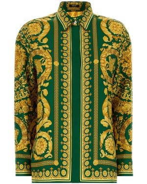 Versace Silk Shirt - Green