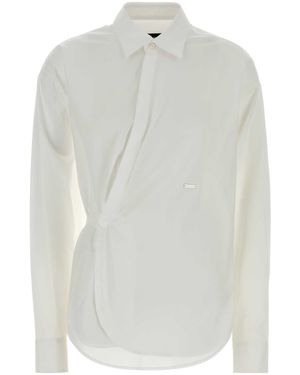 DSquared² Dsquared Stretch Poplin Shirt - White