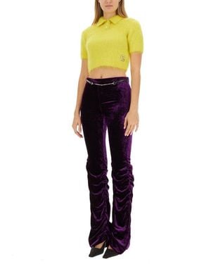 Gucci Velvet Pants - Blue