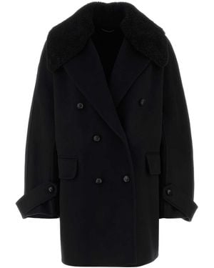 Ermano Scervino Ermanno Scervino Wool Coat - Black