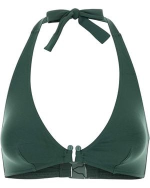 Eres Dark Stretch Nylon Noctambule Bikini Top - Green