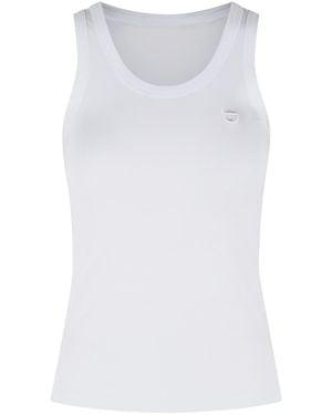 Coperni Cotton Blend Tank Top - White