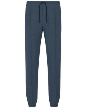 Dior Wool Blend Pants - Blue