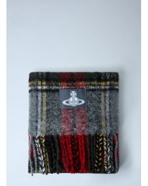 Vivienne Westwood Wool-Blend Scarf - Gray