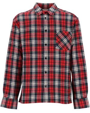 Celine Cashmere Overshirt - Red