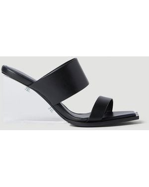 McQueen Shard High Heel Sandals - White