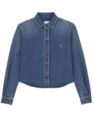 Saint Laurent Tops - Blue