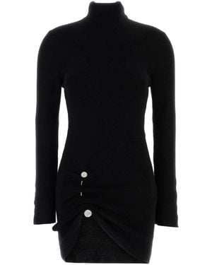 GIUSEPPE DI MORABITO Wool Mini Dress - Black