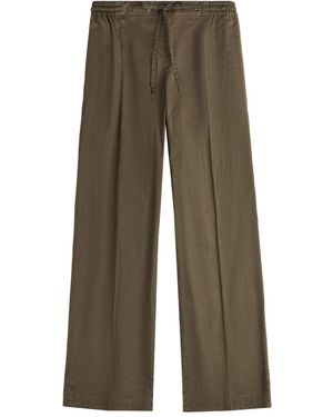 Fay Cotton Pants - Green