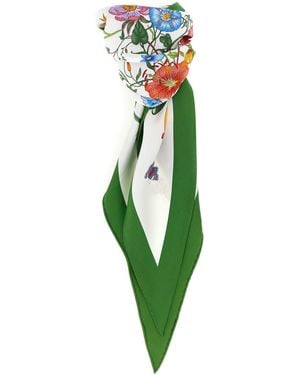 Gucci Flora' Scarf - Green