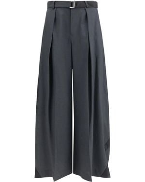 Sacai Oversized Pants - Gray