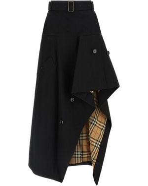 Burberry Trench Skirt - Black