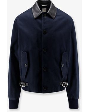 Dior Dior Cotton Jacket With Cd Details - Blue