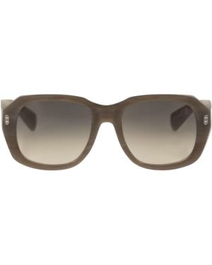 Brunello Cucinelli Acetate Sunglasses With Gradient Lenses - Gray
