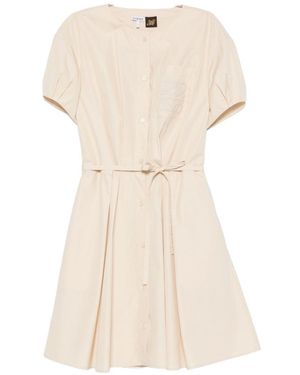 Loewe Cotton Short Dress - Natural