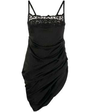 Jacquemus La Saudade Brodée Mini Dress - Black