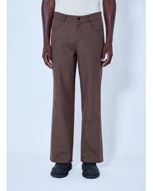 Moncler Tailored Straight-Leg Pants - Brown
