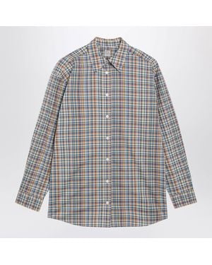 TOTEME Oversized Checked Shirt - Gray