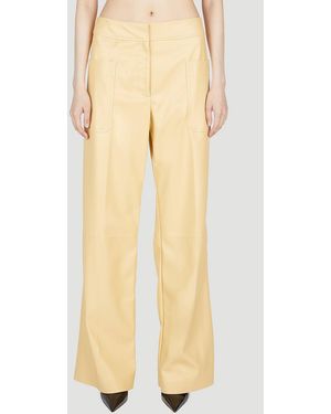 Stella McCartney Altermat Wide Leg Pants - Natural