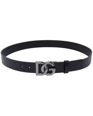 Dolce & Gabbana Dolce&Gabbana Dg Logo Belt - Blue
