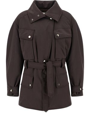 ANDAMANE Xandra Jacket Puffer Jackets Brown - Black