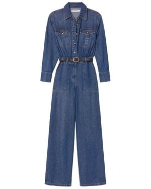 Self-Portrait Jumpsuit - Blue