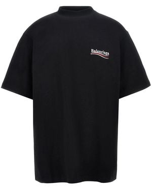 Balenciaga 'Political Campaign' T-Shirt - Black