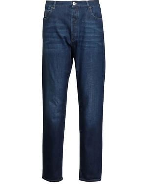 Brunello Cucinelli Denim Cotton Jeans - Blue