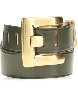 Balmain Anthem Belt - Metallic