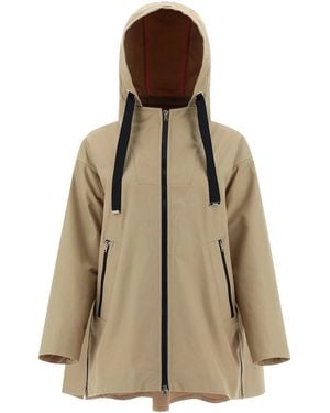 Herno Flared Jacket - Natural
