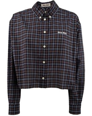Miu Miu Clothing Shirts - Black