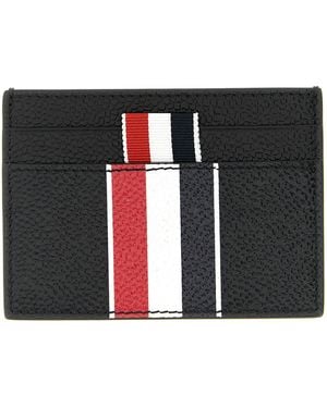 Thom Browne Calfskin Cardholder - Black