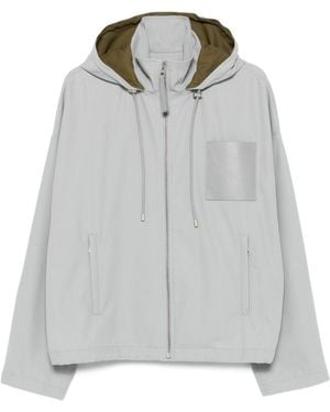 Loewe Cotton Hooded Jacket - Gray