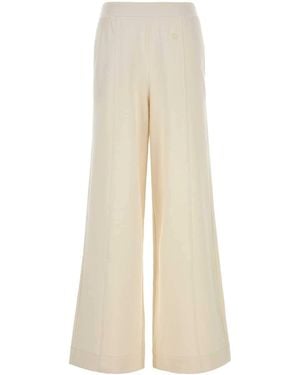 Gucci Ivory Cotton Blend Sweatpants - White