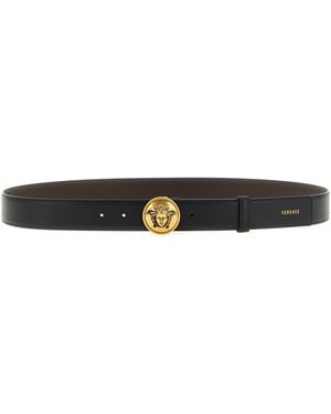 Versace 'Medusa' Belt - Black